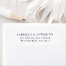 Search for purple return address labels weddings Minimalist