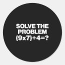 Search for math problem stickers Solve the problem