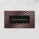 Search for zigzag business cards Sophisticated