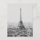 Search for black and white paris postcards Eiffel tower