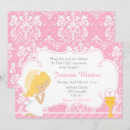 Search for pink damask first communion invitations Elegant