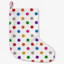 Search for polka dots christmas stockings Colourful