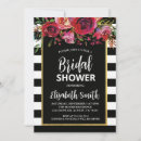 Search for red black white bridal shower invitations Chic