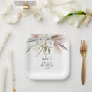 Search for boho bridal shower plates White flowers