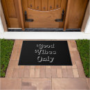 Search for good vibes doormats Modern