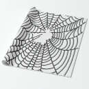 Search for spider web wrapping paper Black and white