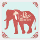 Search for circus party stickers Red