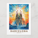 Search for barcelona postcards Famous iconic landmark