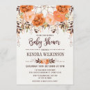 Search for autumn baby shower invitations Bohemian