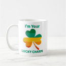 Search for lucky four leaf clover mugs Green
