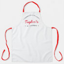 Search for red business aprons Bakery