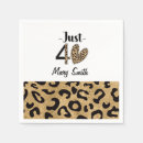 Search for leopard print napkins Birthday