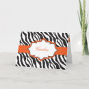 Search for zebra pattern cards Girly