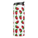 Search for strawberries travel mugs Red