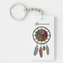 Search for dream catcher key rings Native
