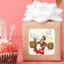 Search for funny reindeer stickers Party