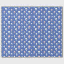 Search for jellyfish wrapping paper Blue