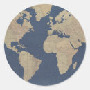 Search for world map stickers Vintage