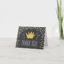 Search for crown thank you cards Boy