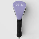 Search for purple golf head covers Initials