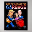 Search for garbage posters Politics