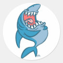 Search for shark cartoon stickers Teeth