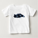 Search for black cat baby shirts Black and white
