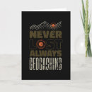 Search for geocaching cards Outdoors