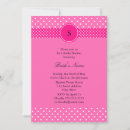 Search for hot pink bridal shower invitations White