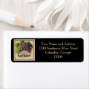 Search for tasteful return address labels Grapes