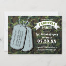 Search for dog tags invitations Soldier