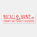 Search for presented bumper stickers Santa
