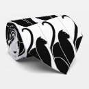 Search for black cat ties Black and white