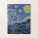 Search for famous paintings puzzles Starry night