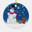 Search for dachshund cartoon christmas tree decorations Funny