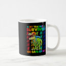 Search for dinosaur teacher mugs 100th