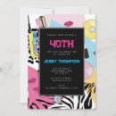 Search for 1990 birthday invitations Vintage