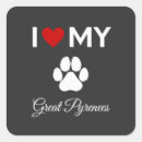 Search for great pyrenees stickers Dog