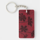 Search for silhouette key rings Botanical