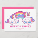 Search for unicorn christmas cards Pink