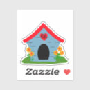 Search for yellow dog stickers Red