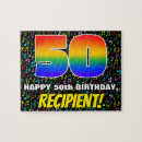 Search for 50th birthday puzzles Fifty years old