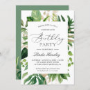Search for adult luau birthday invitations Watercolor
