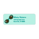 Search for surfboard return address labels Retro
