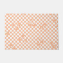 Search for peach doormats Chequered