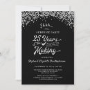 Search for surprise 25th anniversary invitations Typography