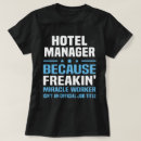 Search for hotel management tshirts Job