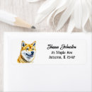 Search for shiba inu return address labels Puppy