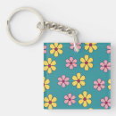 Search for flower pattern key rings Pretty