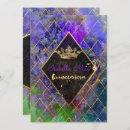 Search for galaxy quinceanera invitations Gold
